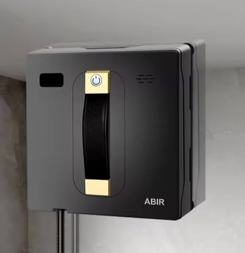 Robot Limpiador de Ventanas ABIR WD8, Doble Rociado de Agua, Memoria Inteligente, Alta Succión al Vacío, Sensor Láser, Robot de Limpieza de Cristales de Pared en el Hogar, Control por Aplicación