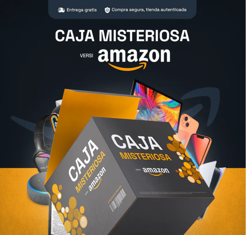 CAJA SORPRESA DE AMAZON VERSIÓN 2024 - PAGO CONTRAENTREGA